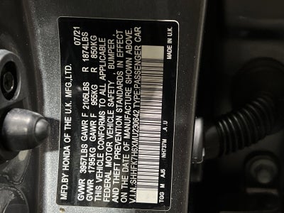 2025 Honda Civic Hybrid Sport Touring