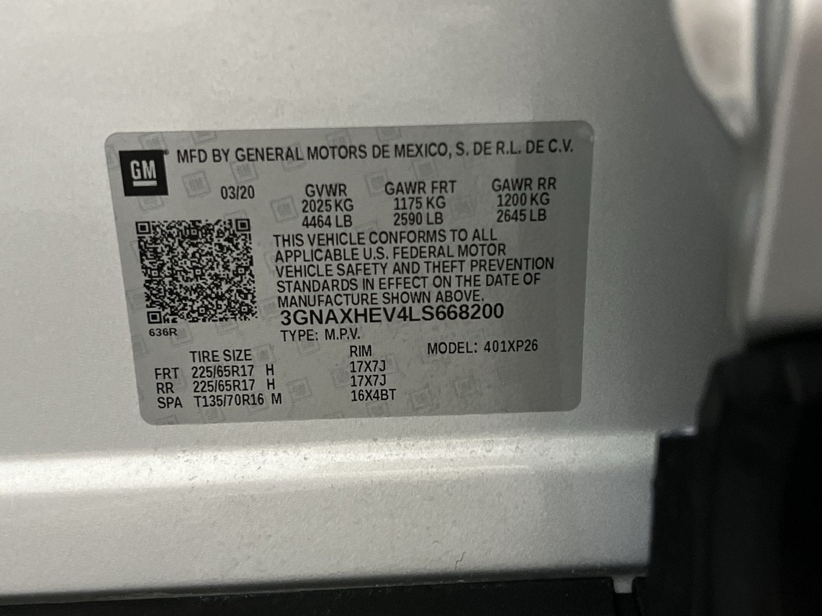 2020 Chevrolet Equinox LS