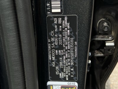 2026 Kia K4 EX