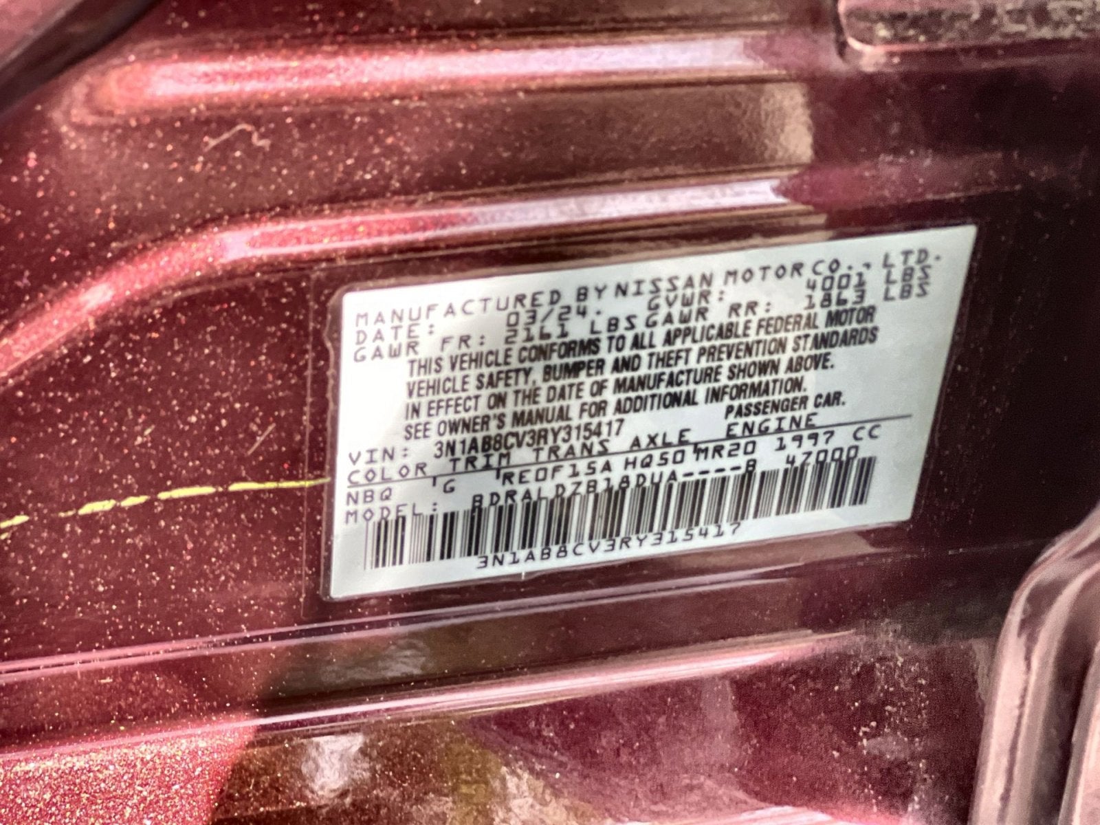 2024 Nissan Sentra SV
