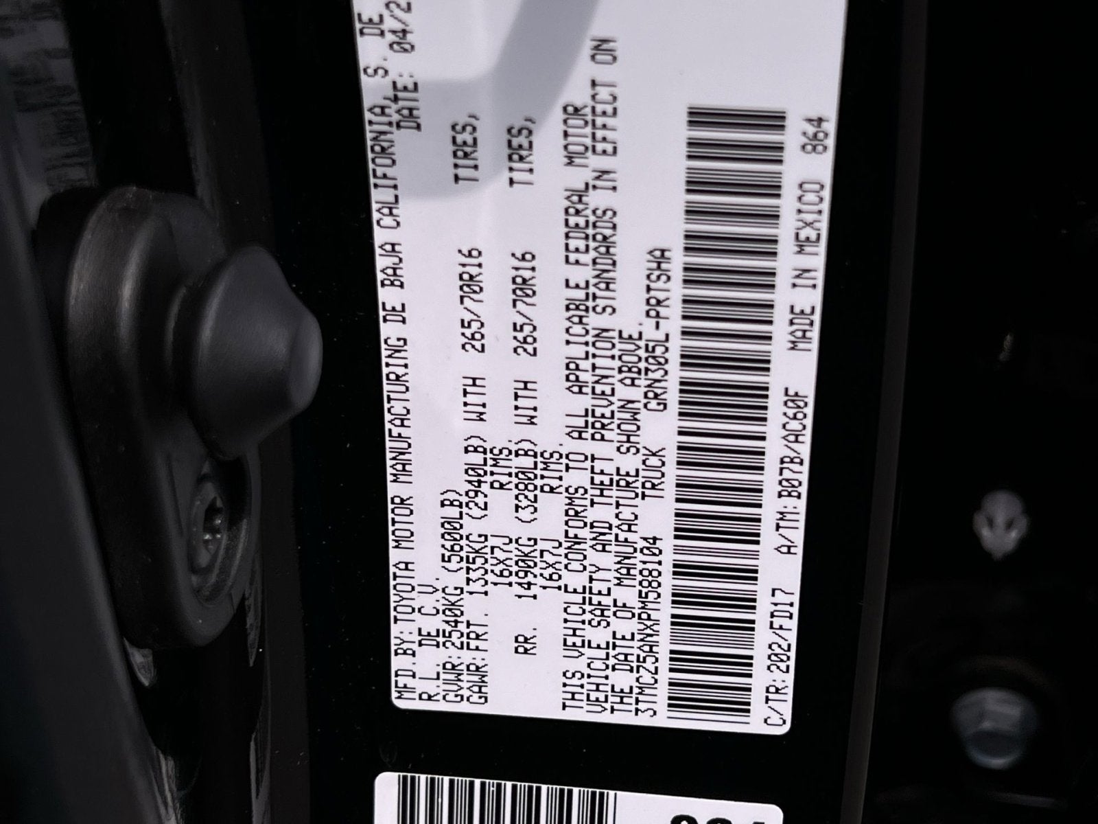 2023 Toyota Tacoma TRD Off-Road