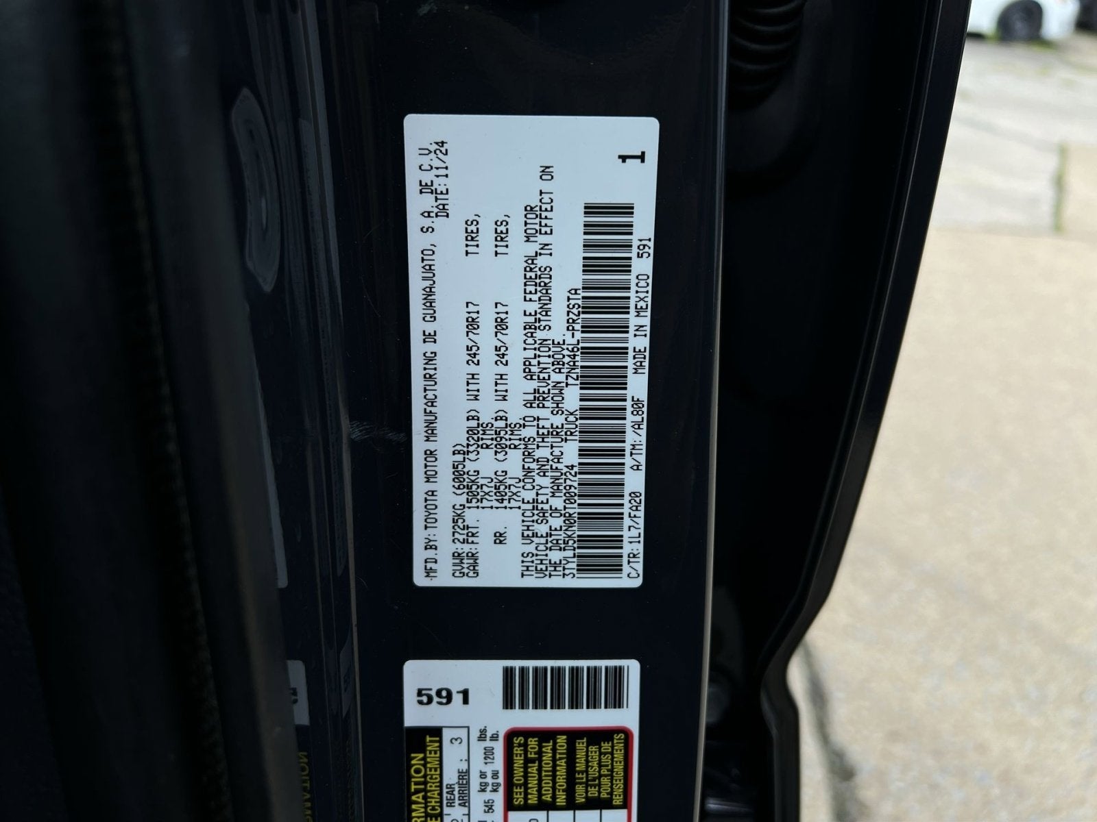 2024 Toyota Tacoma SR