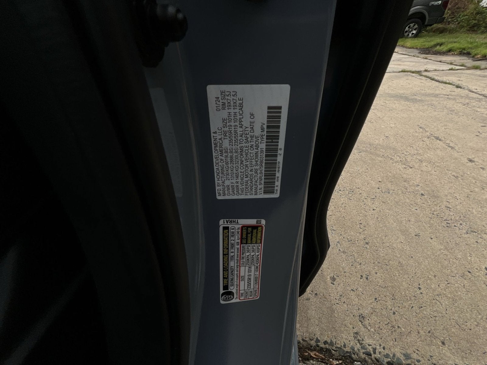 2024 Honda Odyssey Sport