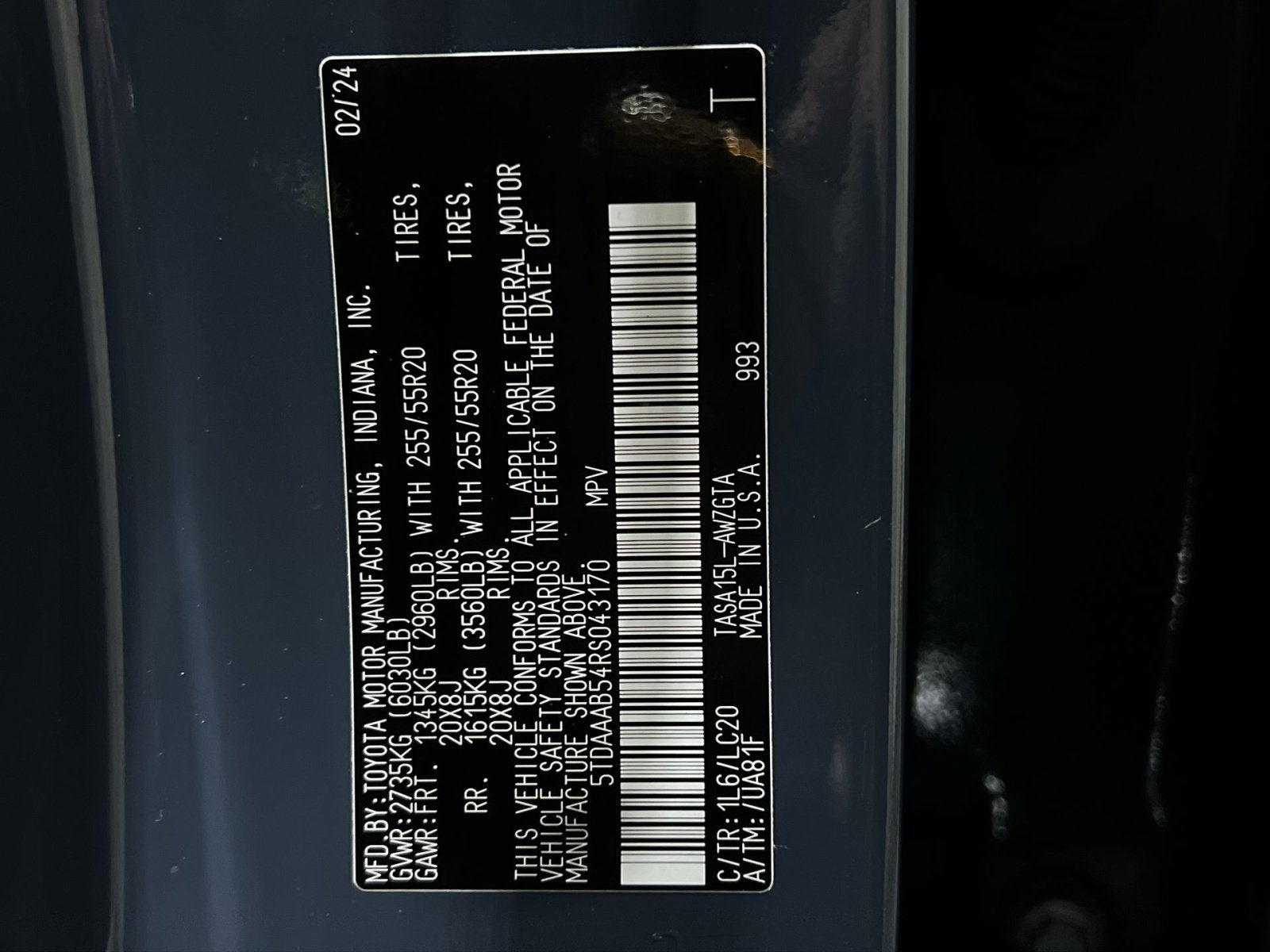2024 Toyota Grand Highlander Limited