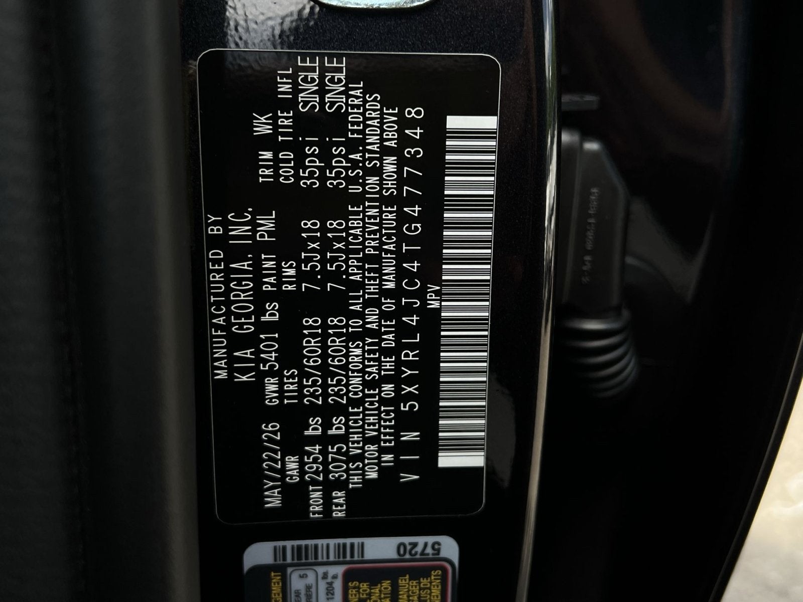 2026 Kia Sorento S