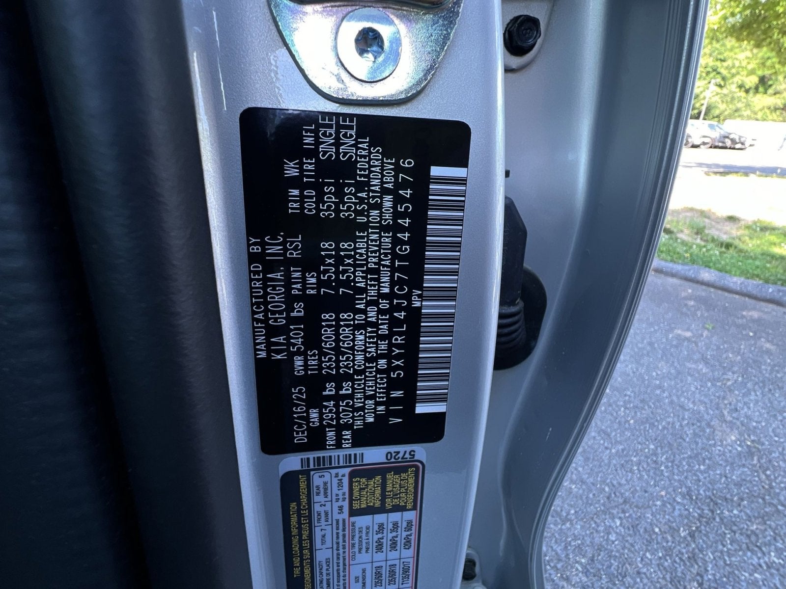 2026 Kia Sorento S