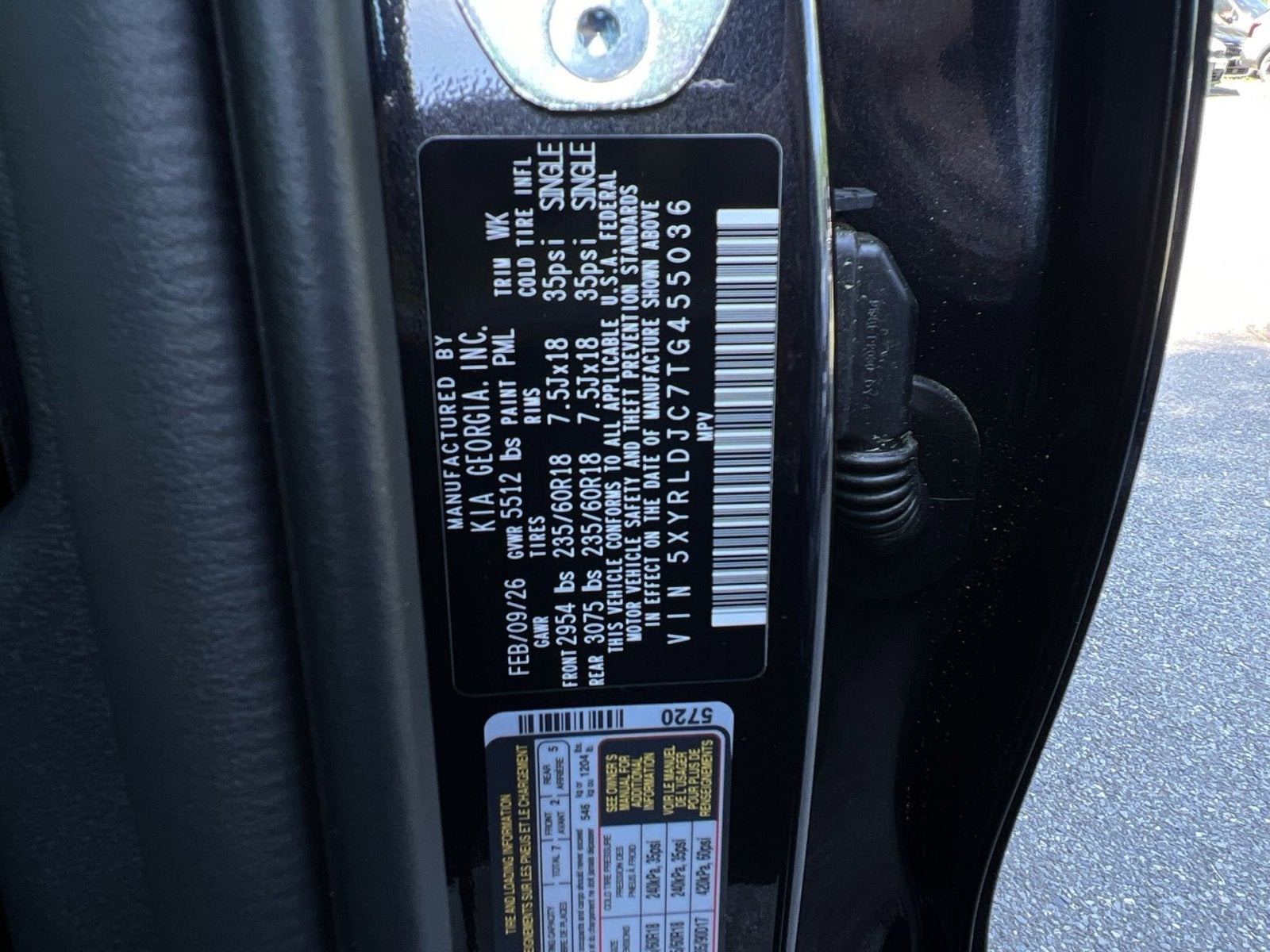 2026 Kia Sorento S