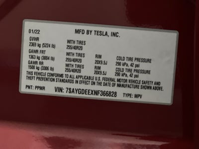 2022 Tesla Model Y Long Range