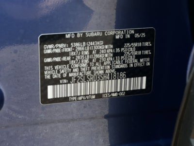 2025 Subaru Forester Hybrid Limited