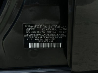 2022 Hyundai Sonata SEL Plus