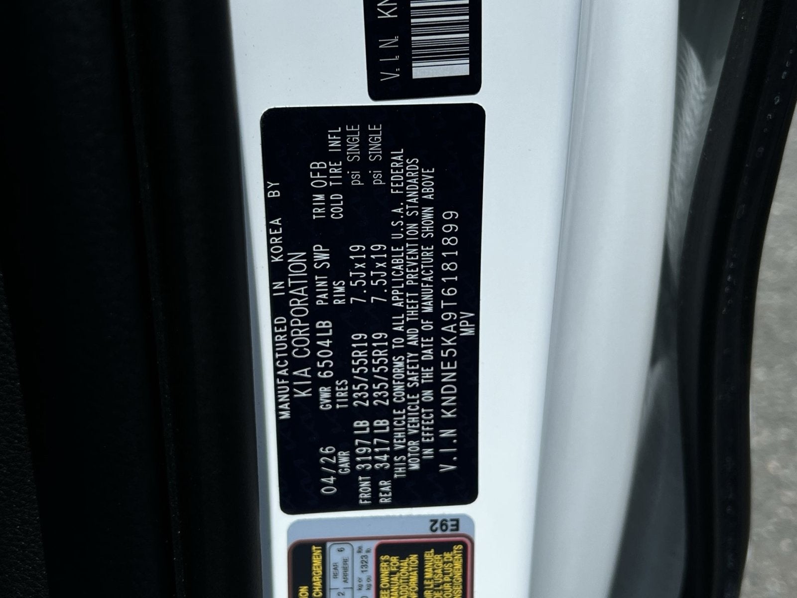 2026 Kia Carnival Hybrid SX Prestige