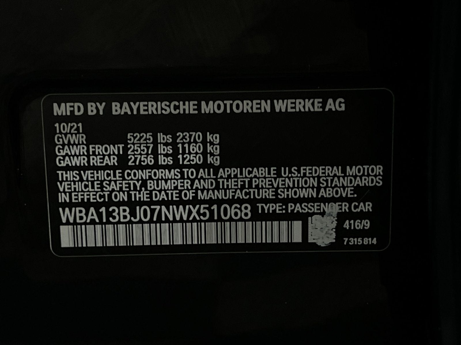 2022 BMW 5 Series 530i xDrive