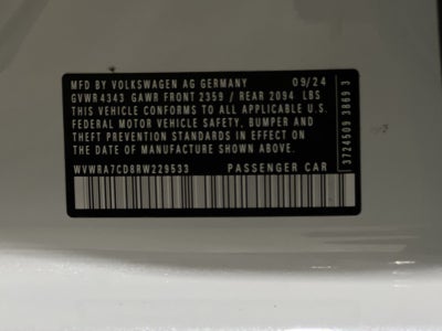 2024 Volkswagen Golf GTI 2.0T SE