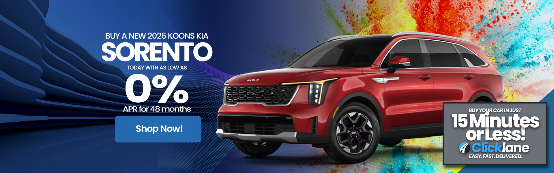 2026 Kia Sorento APR Offer
