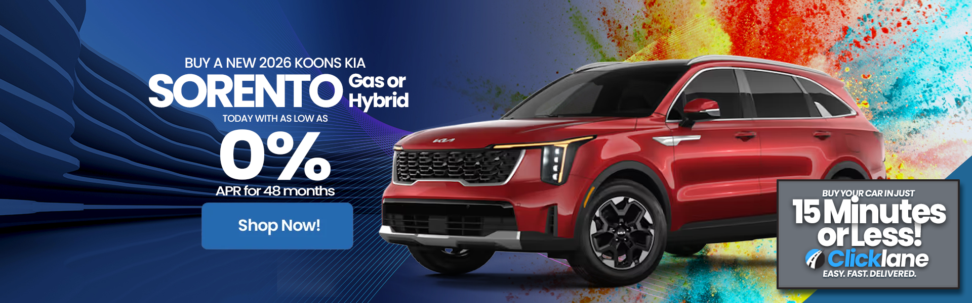 2026 Kia Sorento APR Offer