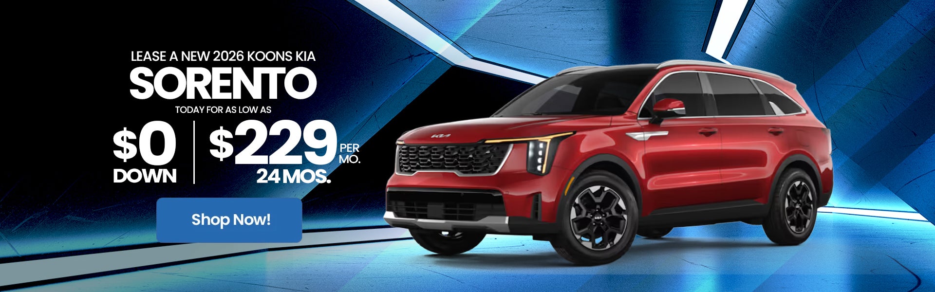 2026 Kia Sorento Lease Offer