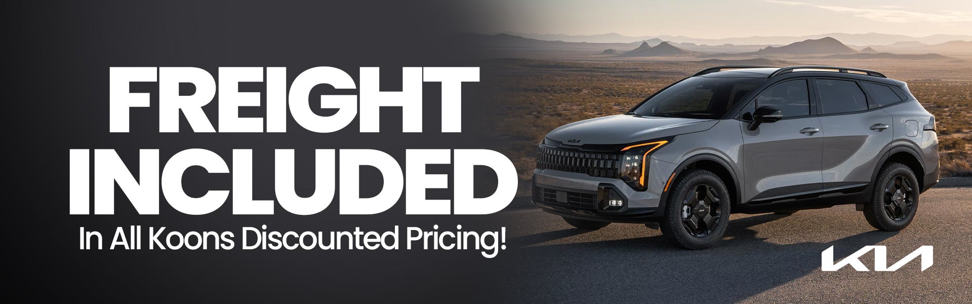 Freight included in all koons discounted pricing!