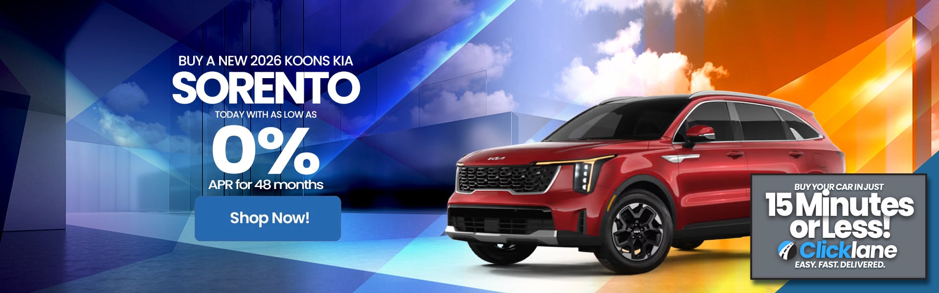 2026 Kia Sorento APR Offer